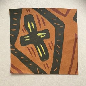 Decorative genuine leather patch